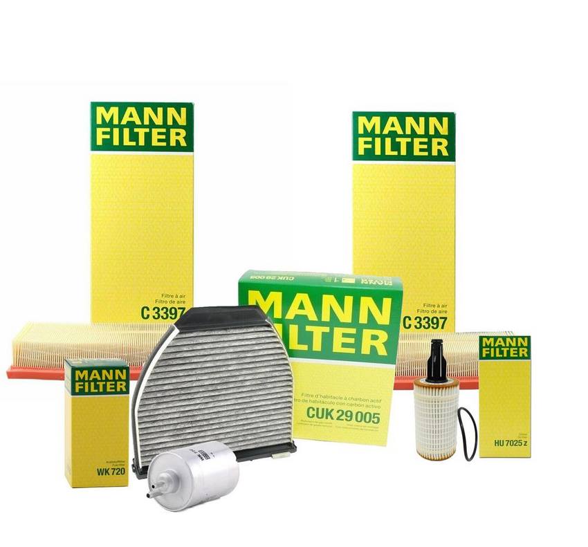 Air / Cabin Air / Fuel / Engine Oil Filter Kit - MANN-FILTER 3726635KIT